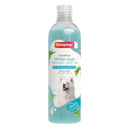 [BE19982] Beaphar Shampoo Green Tea and Aloe Vera for White Coat Dogs 250ml