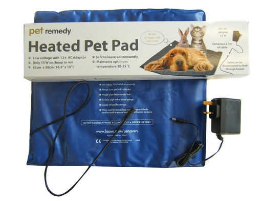 [PE79566] Pet Remedy Low Voltage Pet Heat Pad for Pet Basket or Bed 42x38cm