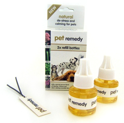 [PE79493] Pet Remedy Refill Pack for Calming De-Stressing Diffuser 2x40ml
