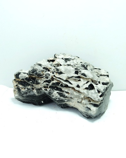 [MJDRA-1-014M] Sv Aquarium Deco Black & White Multilayer-Thin Line Medium 18-23cm Box