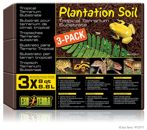 [HAPT2771] Exo Terra Plantation Soil 3pcs 8.8L
