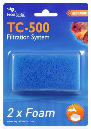 [TR01122] Terratlantis Replacement Foam For Tortum Filter Tc-500 - 2 Pcs