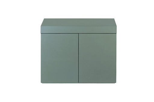 [AD108-5335] ADA Wood Cabinet 120 Metallic Silver LWH 120x45x70cm 