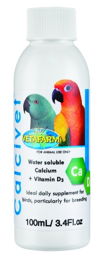 [VF00475] Vetafarm Avian Calcivet 100ml