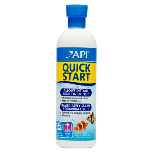 [AI89E] API Quick Start 16oz / 473ml Nitrifying Bacteria to Immediately Start Freshwater & Saltwater Aquarium