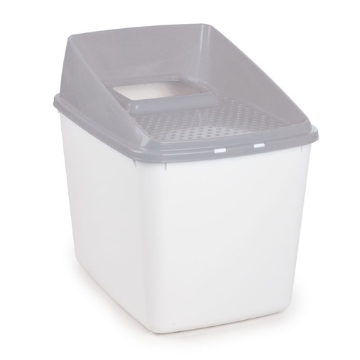 [AP2510] afp-All for Paws No Mess Smart Cat Litter Toilet Box Grey