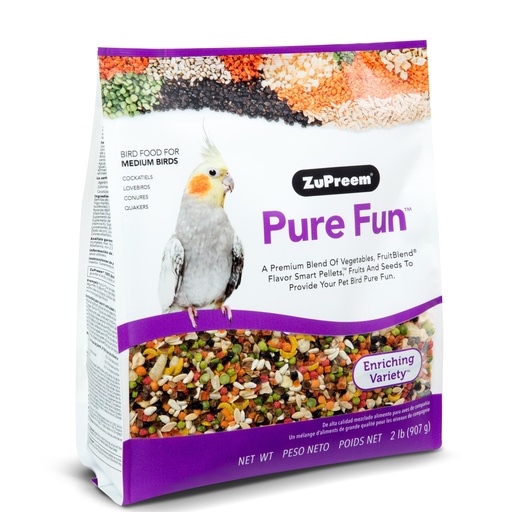 [ZU36020] Zupreem Pure Fun Medium Birds 2LB / 0.91kg