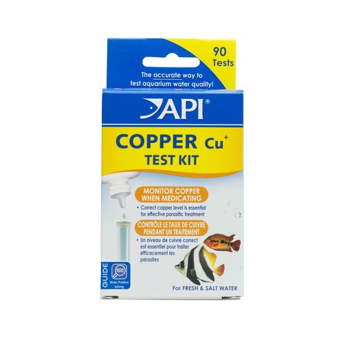 [AI65L] API Copper CU+ Test Kit 90 Count for Freshwater & Saltwater Aquarium