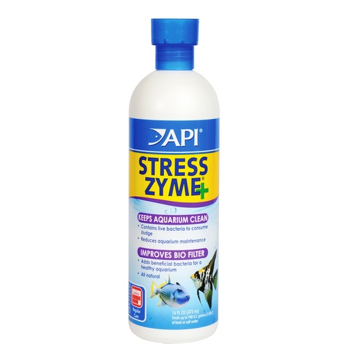 [AI56E] API Stress Zyme 16oz / 473ml Aquarium Beneficial Filtration Bacteria