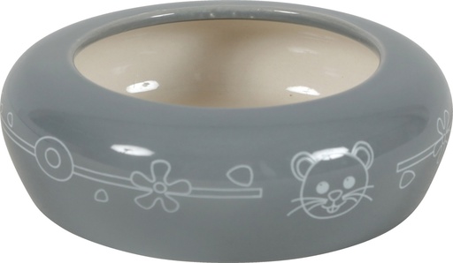 [ZL206101] Zolux Ceramic Bowl 100ml Grey