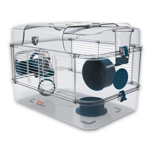 [ZL206017] Zolux Rody 3 Solo Rodent Cage - Blue