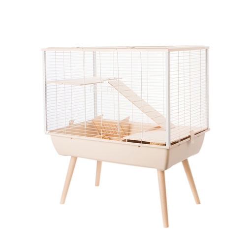 [ZL205621BEI] Zolux Neo Muki Large Rodent Cage - Beige