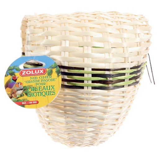 [ZL126222] Zolux Wicker Pagoda Nest
