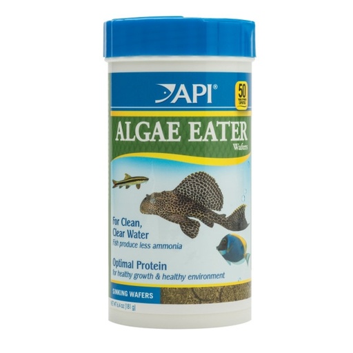[AI840C] API Algae Eater Wafers Fish Food, 6.4 Oz