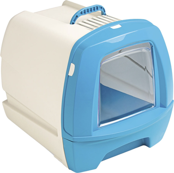 [MP122001X18190] MPS2 80's Cat Litter Box with Drawer - 50 x 40 x 42 cm/Blue