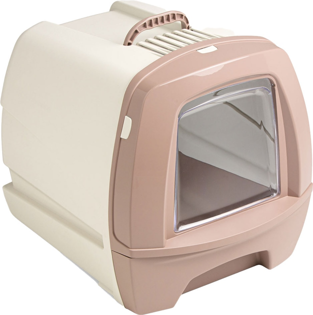 [MP122001X13190] MPS2 80's Cat Litter Box with Drawer - 50 x 40 x 42 cm/Pink