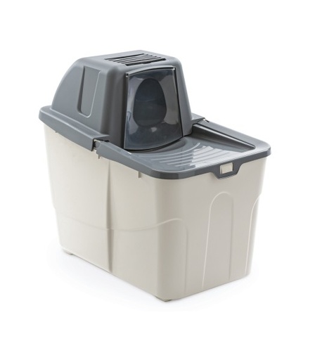 [MP120101X09190] MPS2 Buxo Close Cat Litter Box 58 x 39 x 56 cm/Grey