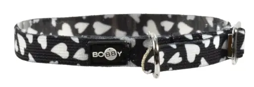 [BOCKCOEU_99_000] Bobby Cat Collar Flex Heart Black 1 x 30 cm