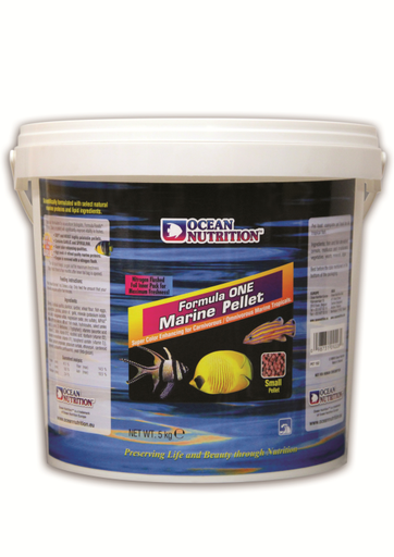 [OC1009228] Ocean Nutrition Formula 1 Marine Pellet Small 5 KG Bucket