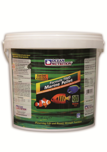 [OC1009258] Ocean Nutrition Formula 2 Marine Pellet Medium 5 KG Bucket