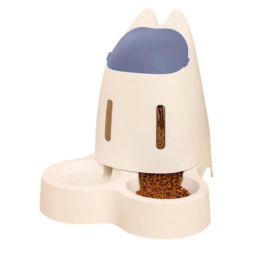[PD-85340] Pado Kitty Double Dispenser (Water & Food)  36*31*27cm