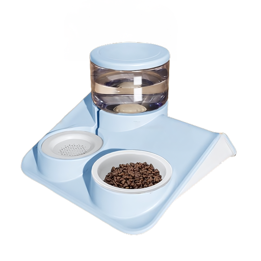 [PD-85352] Pado Glossy Food & Water Dispenser Blue  1800ml