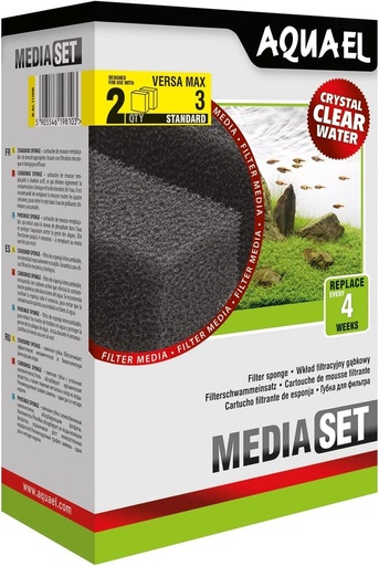[AQ113890] Aquael Filter Sponge For Versa Max 3-2pcs