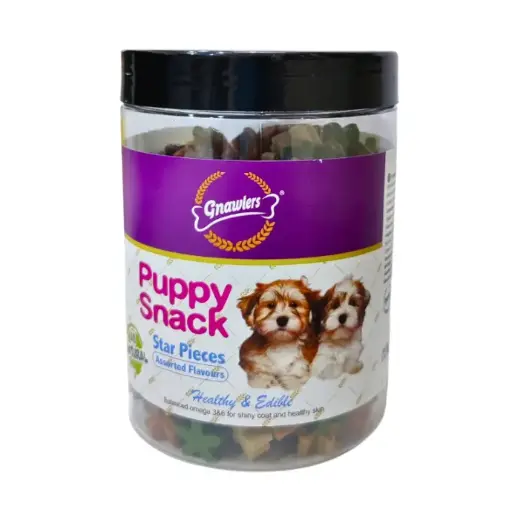 [GN05765] Gnawlers Puppy Snack-Star Pieces Assorted Flavours (250g)