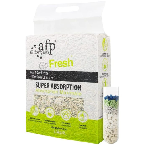 [AP2503] afp-All for Paws 5-In-1 TOFU Clumping Cat Litter 6L