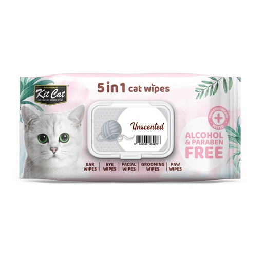 [4278] Kit Cat 5-in-1 Cat Wipes Unscented