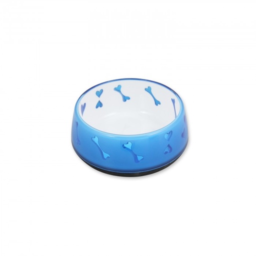[AP5726] afp-All for Paws Dog Love Bowl Blue Small