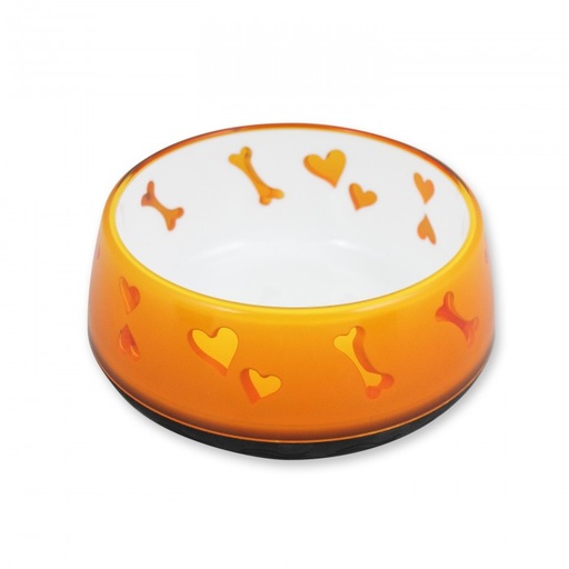 [AP5731] afp-All for Paws Dog Love Bowl Orange Large