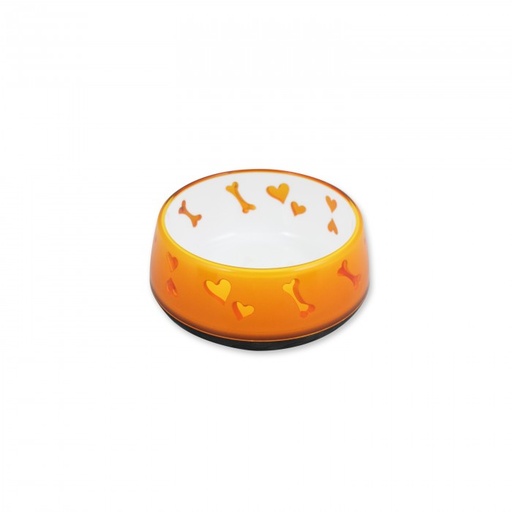 [AP5725] afp-All for Paws Dog Love Bowl Orange Small