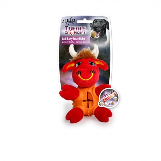 [AP5919] afp-All for Paws Dog Treat Hider Bull Body