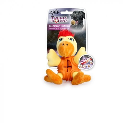 [AP5916] afp-All for Paws Dog Treat Hider Rooster 20x13x11cm