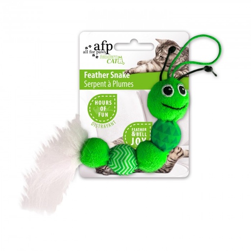 [AP2145-G] afp-All for Paws Feather Snake Green