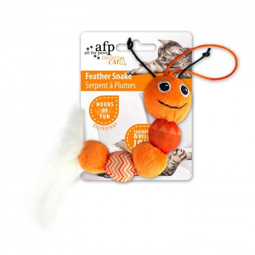 [AP2145-O] afp-All for Paws Feather Snake Orange