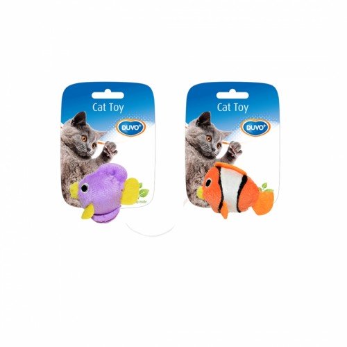 [LR1717026] Duvo Fish Cat Toy with Catnip Multicolour