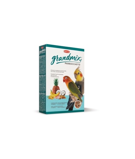 [PP00278] Padovan Grandmix Parrocchetti Feed for Parakeets Lovebirds Quarrions 400gm